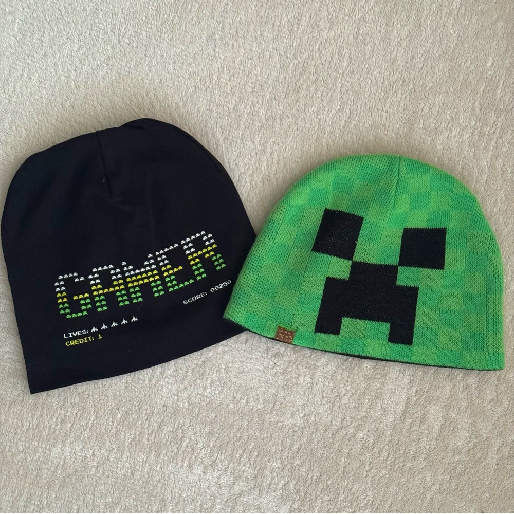 2-pack Minecraft and Gamer Beanies